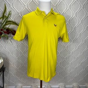 AMERICAN LIVING |  Neon Green Short‎ Sleeve Polo Shirt